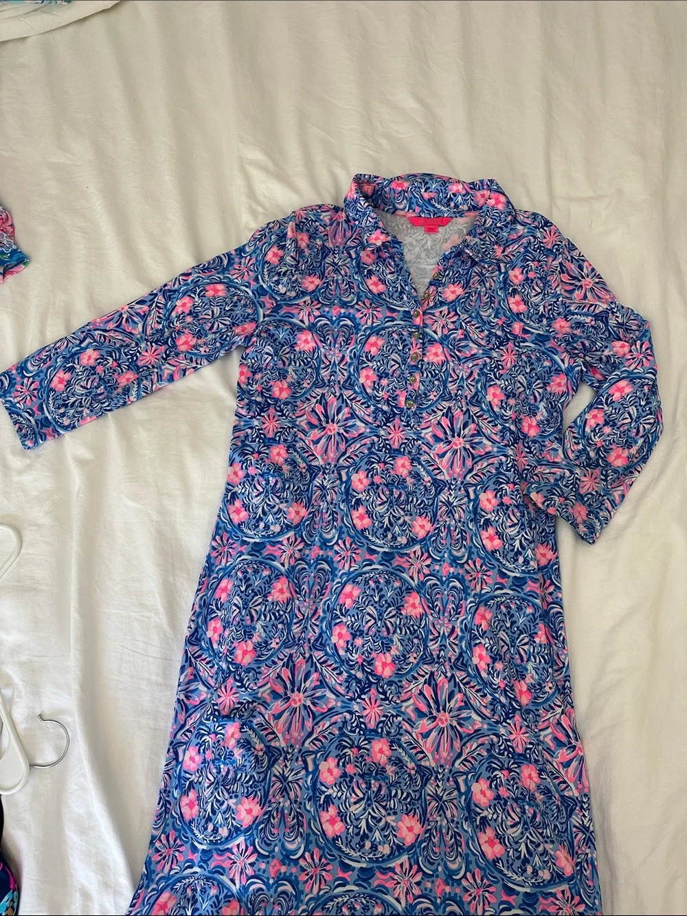 Lilly Pulitzer, knee length cotton dress, Size L